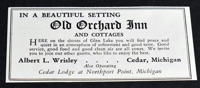 Old Orchard Inn (Tonawanda, Tonawathya Resort) - Vintage Ad